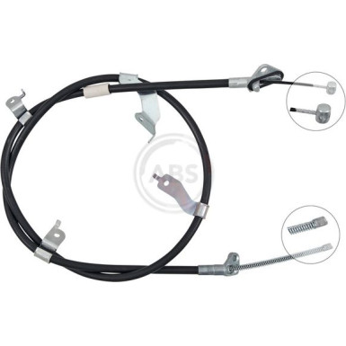 A.B.S. Seilzug, Feststellbremse K11643 A.B.S. Seilzug, Feststellbremse K11643