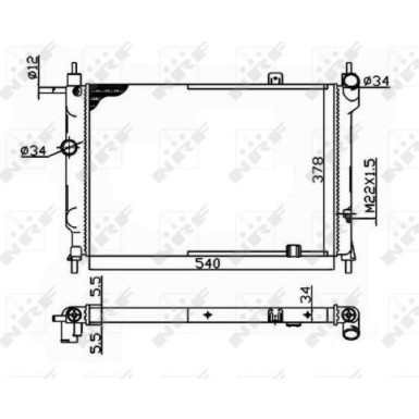 Kühler, Motorkühlung | NRF504647 Kühler, Motorkühlung | NRF504647