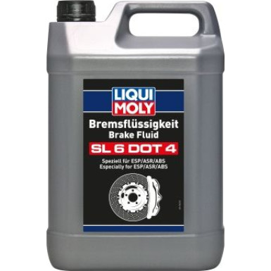 Liqui Moly Bremsflüssigkeit SL6 DOT 4 5 l | 21169 | 5 Liter, Kanister Kunststoff