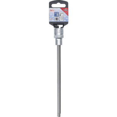 BGS Bit-Einsatz | Länge 200 mm | Antrieb Innenvierkant 12,5 mm (1/2"""") | T-Profil (für Torx) T50 | 4482