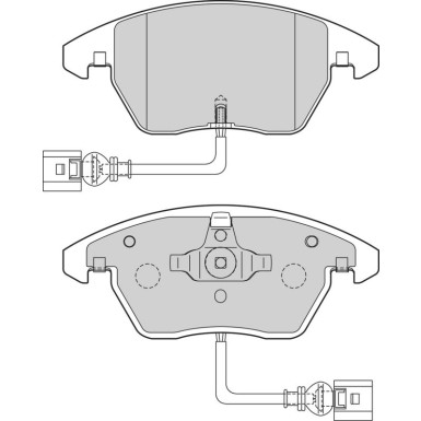 VALEO Bremsbeläge 302637