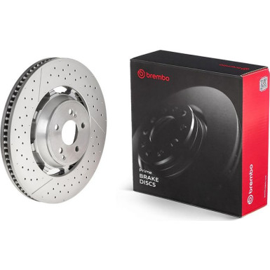 Bremsscheibe VA MERCEDES C,E-Klasse,GLC,AMG 07 PRIME LINE - Dual Cast 09.B848.33