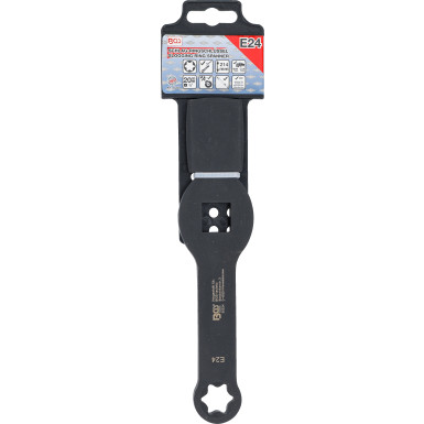 BGS Schlag-Ringschlüssel | E-Profil (für Torx) | mit 2 Schlagflächen | SW E24 | 35324
