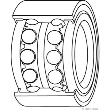 Herth + Buss Jakoparts Radlager J4718018