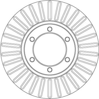 94 481 016 Bremsscheibe VA | KIA K2500-2900 99 | DF7152