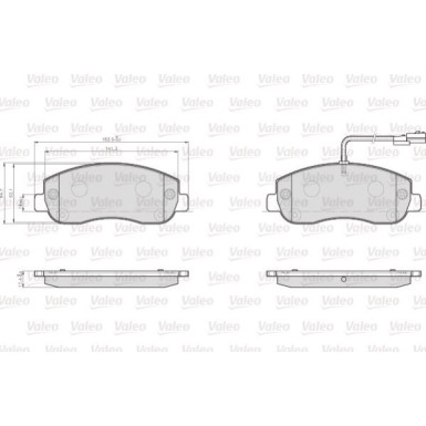 VALEO Bremsbeläge VALEO Bremsbeläge