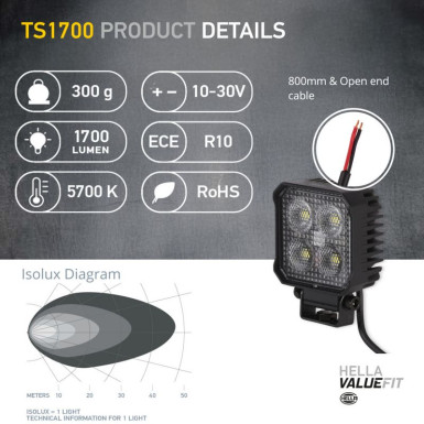 Arbeitsscheinwerfer | 1GA 357 110-002