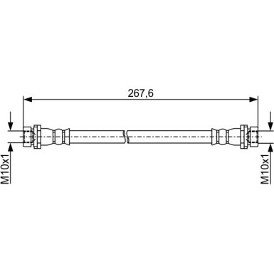 Bremsschlauch | MAZDA | 1987481948