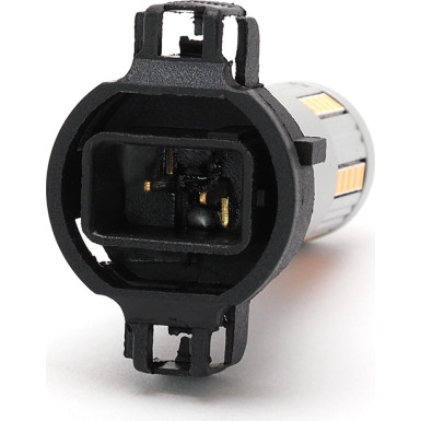 246867-1 PY27/7W / WX2,5x16q T25 LED Lampe 34x 3020 SMD Orange Canbus 22 Watt