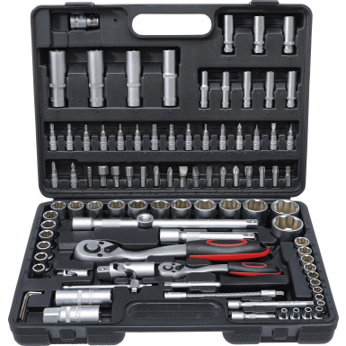 BGS Steckschlüssel-Satz Antrieb 6,3 mm (1/4 ) / 12,5 mm (1/2 ) 94-tlg BGS Do it yourself 2296