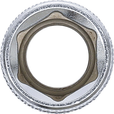 BGS Steckschlüssel-Einsatz Sechskant | Antrieb Innenvierkant 12,5 mm (1/2"""") | SW 15 mm | 2915