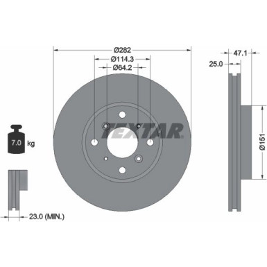 Bremsscheibe Honda P. Accord 98 | 92110100