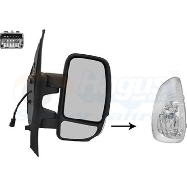 Außenspiegel Opel Movano 9Pins +Ren. Master 5W OE 963016903R + HAGUS 3799818