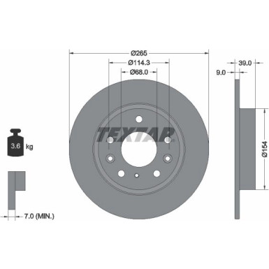 Bremsscheibe | 92324703