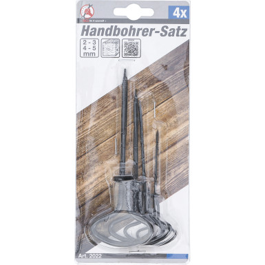 BGS Handbohrer-Satz 2 - 5 mm 4-tlg BGS Do it yourself 2022