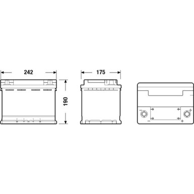 EXIDE Starterbatterie | EK620