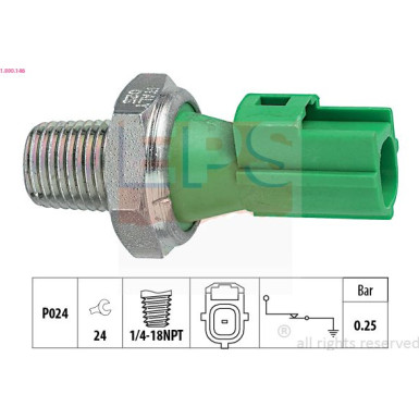 Íldruckschalter Made in Italy - OE Equivalent 1.800.146