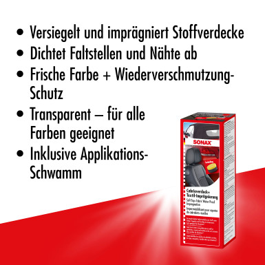 SONAX | Cabrioverdeck+Textilimprägnierung 250ml | 03101410