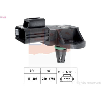 Sensor, Abgasdruck | 1.993.205