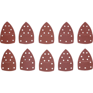 BGS Schleifblatt-Satz für Multischleifer 145x100 mm K 40 - 400 25-tlg BGS Do it yourself 80819