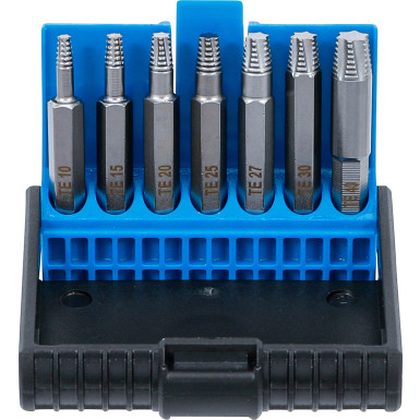 BGS Schraubenausdreher-Satz | für defektes T-Profil (für Torx) T10 - T40 | 7-tlg | 5284
