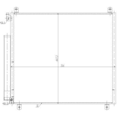 NRF Kondensator, Klimaanlage 350497 EASY FIT