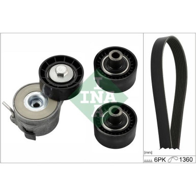 INA Keilrippenriemensatz 529 0404 10