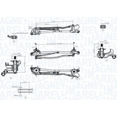085570740010 Wischergestänge