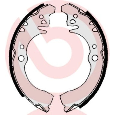 Bremsbackensatz HA DAIHATSU Charade 87-93 ESSENTIAL LINE S 16 507