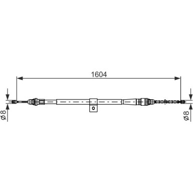 Handbremsseil re | NISSAN Micra | 1987477980