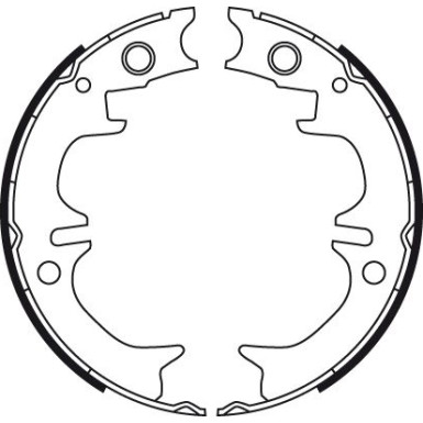 82 462 001 Bremsbacken | TOYOTA Avensis,Camry,Celica 89 | GS8714