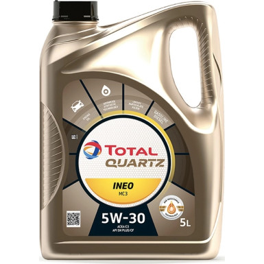 2216289 TOTAL Quartz Ineo MC3 5W-30 Motoröl 5 Liter