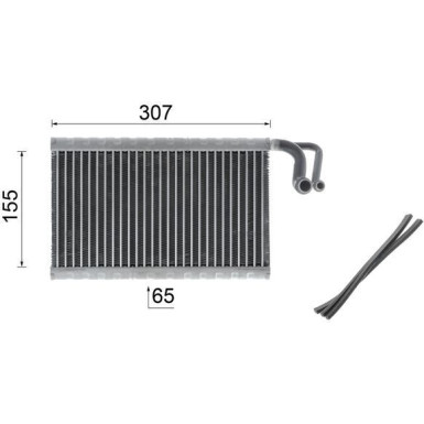 Verdampfer, Klimaanlage BEHR Premium Line AE 68 000P