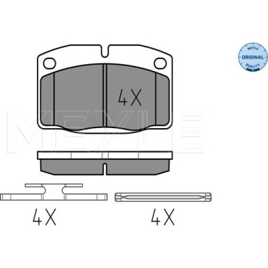 Bremsbelagsatz Opel P. Corsa/Kade | 252093915