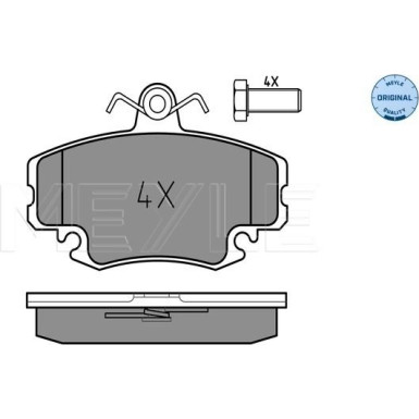 Bremsbelagsatz Renault P. Clio/Megane/Thalia/Twingo 91- Mit Sensor | 025 214 6318/W