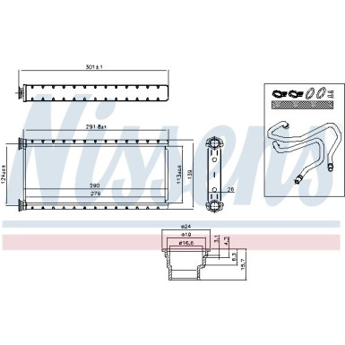 Heizkühler PKW | LAND ROVER DISCOVERY 04 | 73002