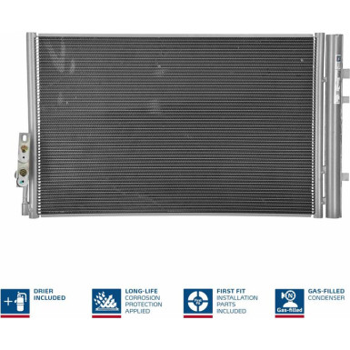 Kondensator PKW BMW X3 F 25 (10-) 18 DX FIRST FIT 940226