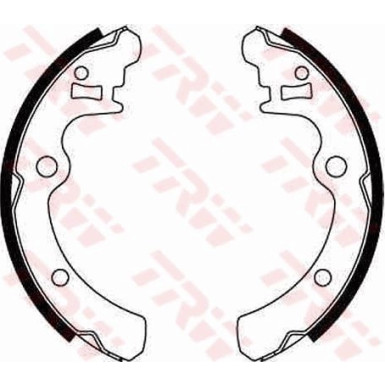 88 461 002 Bremsbacken | SUBARU Leone 84 | GS8506
