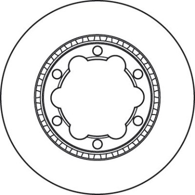 Bremsscheibe Db T. Sprinter 06 TRW SINGLE DF4919S
