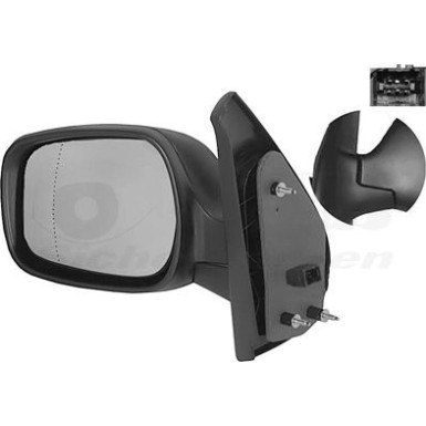 Aussenspiegel li. elek. Verstell. bhz Renault Kangoo OE 963021115R HAGUS