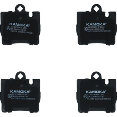 KAMOKA Bremsbelagsatz, Scheibenbremse JQ1012854