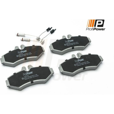 PROFIPOWER Bremsbelagsatz, Scheibenbremse 1B2082