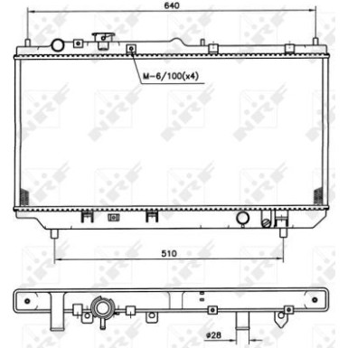 NRF Kühler, Motorkühlung