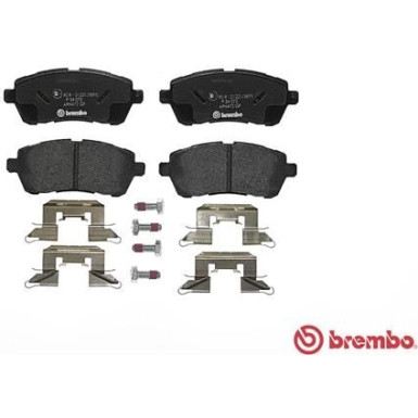 BREMBO Bremsklötze VA | FORD Fiesta 08 | P 24 072