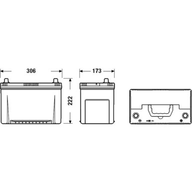 EXIDE Starterbatterie | EA954