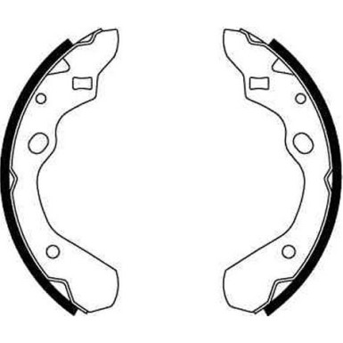 83 461 015 Bremsbacken | MAZDA 323 89 | GS8290