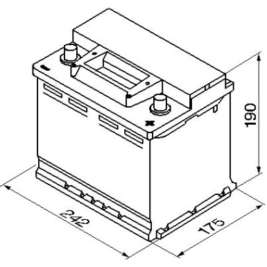 S3 005 BOSCH | PKW-Batterie | 12V 56Ah 480A | 0 092 S30 050