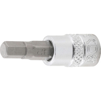 BGS Bit-Einsatz | Antrieb Innenvierkant 6,3 mm (1/4"""") | Innensechskant 7/32"""" | 2744