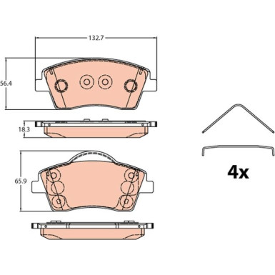 Bremsklötze | Diverse | GDB2323