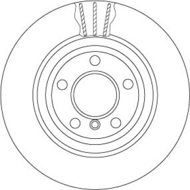 Bremsscheibe Bmw T. 5 2.0-3.0 10 TRW SINGLE DF6617S
